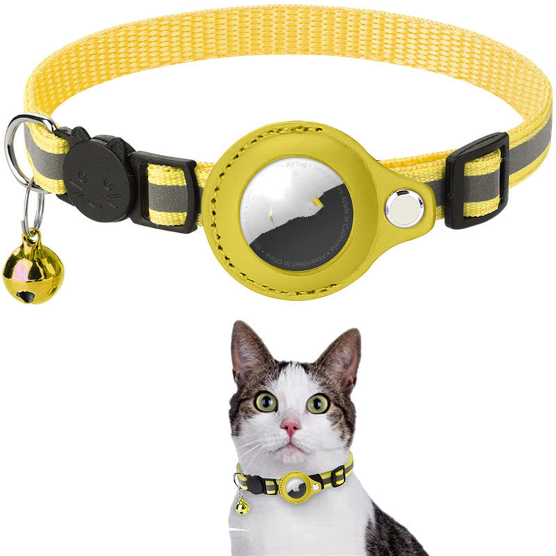 Reflective Waterproof AirTag Collar Holder for Dogs & Cats