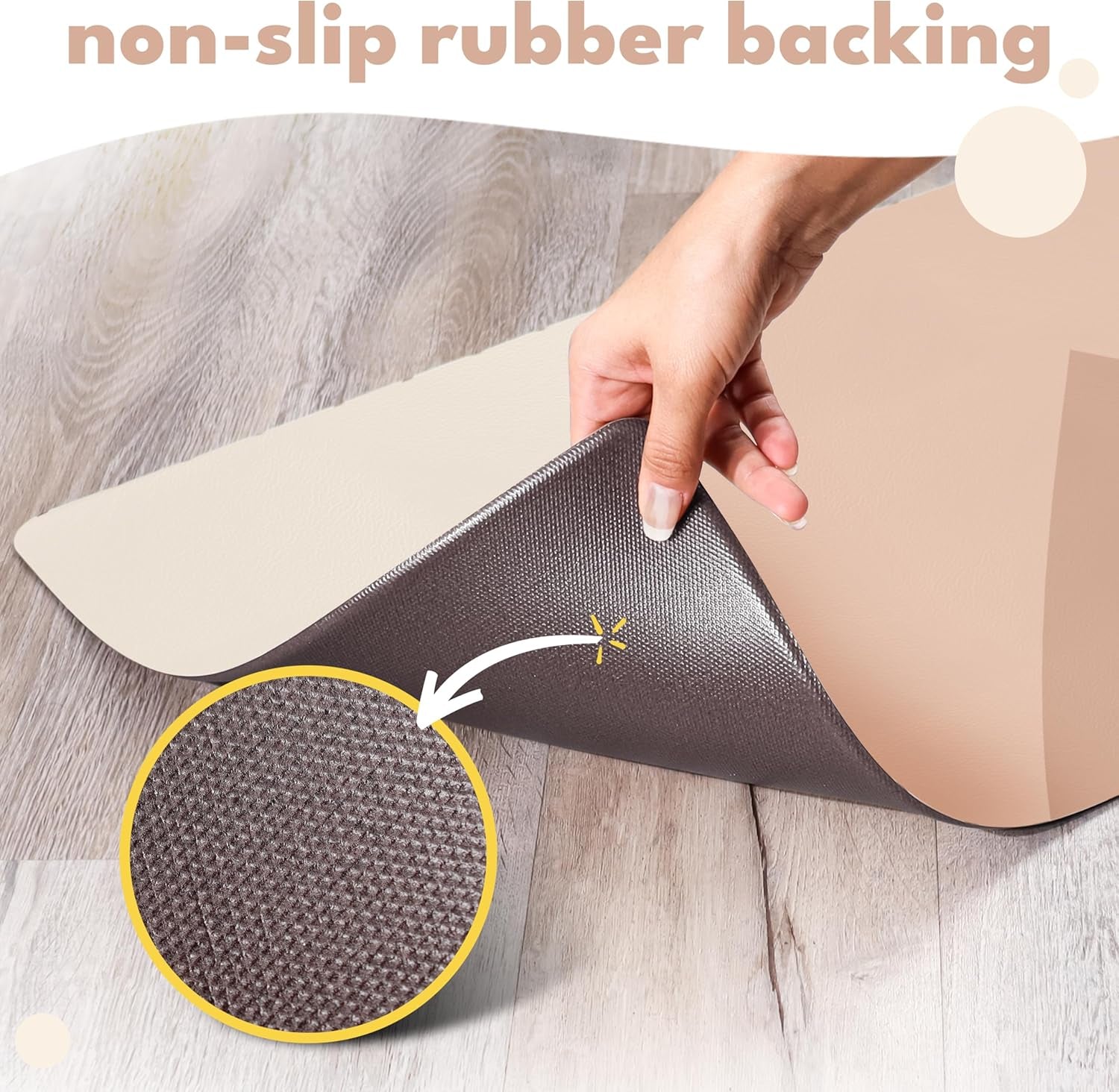 Large Waterproof Pet Feeding Mat – Non-Slip Dog & Cat Food Bowl Mat (Easy to Clean)