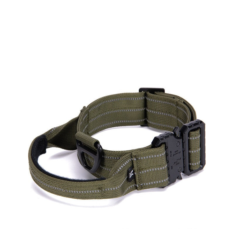 Quick Release Night Reflective Dog Collar – Safe Walking Collar