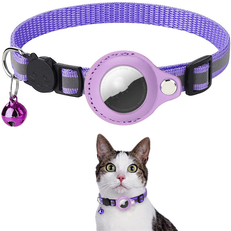 Reflective Waterproof AirTag Collar Holder for Dogs & Cats