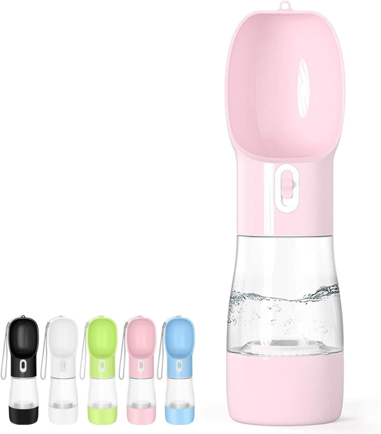 Portable Dog Water Bottle with Food Container 
