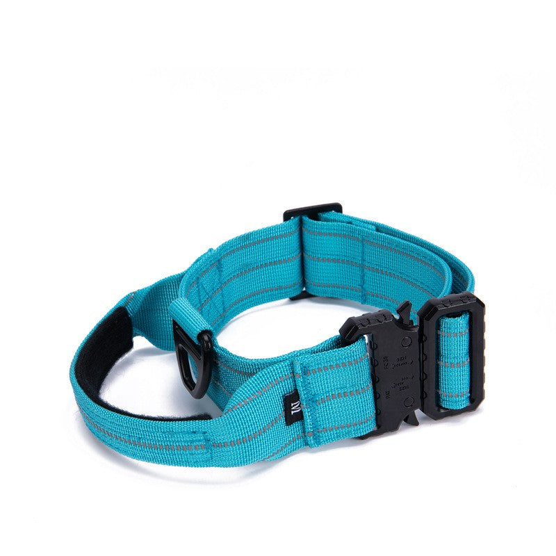 Quick Release Night Reflective Dog Collar – Safe Walking Collar