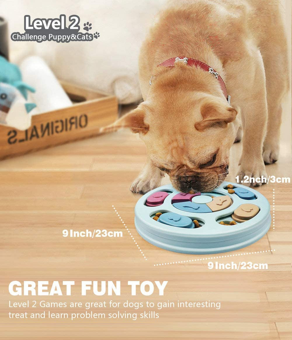 Dog Puzzle Toy – Interactive Treat Dispenser & Slow Feeder for Mental Stimulation