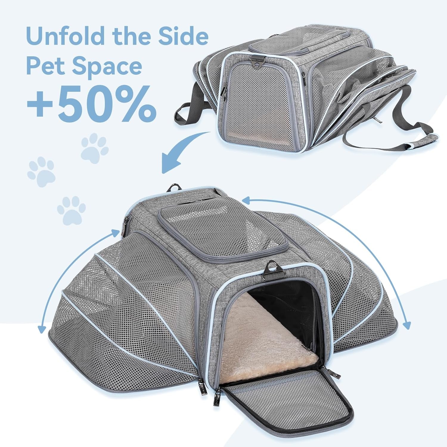 ✈️ Expandable Airline-Approved Pet Carrier 
