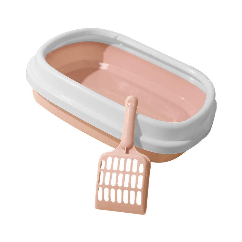 Pet Toilet Bedpan Training Plastic Sand Litter Box Cat Dog Tray with Scoop Cat Litter Box Anti-Splash Dog Clean Toilet