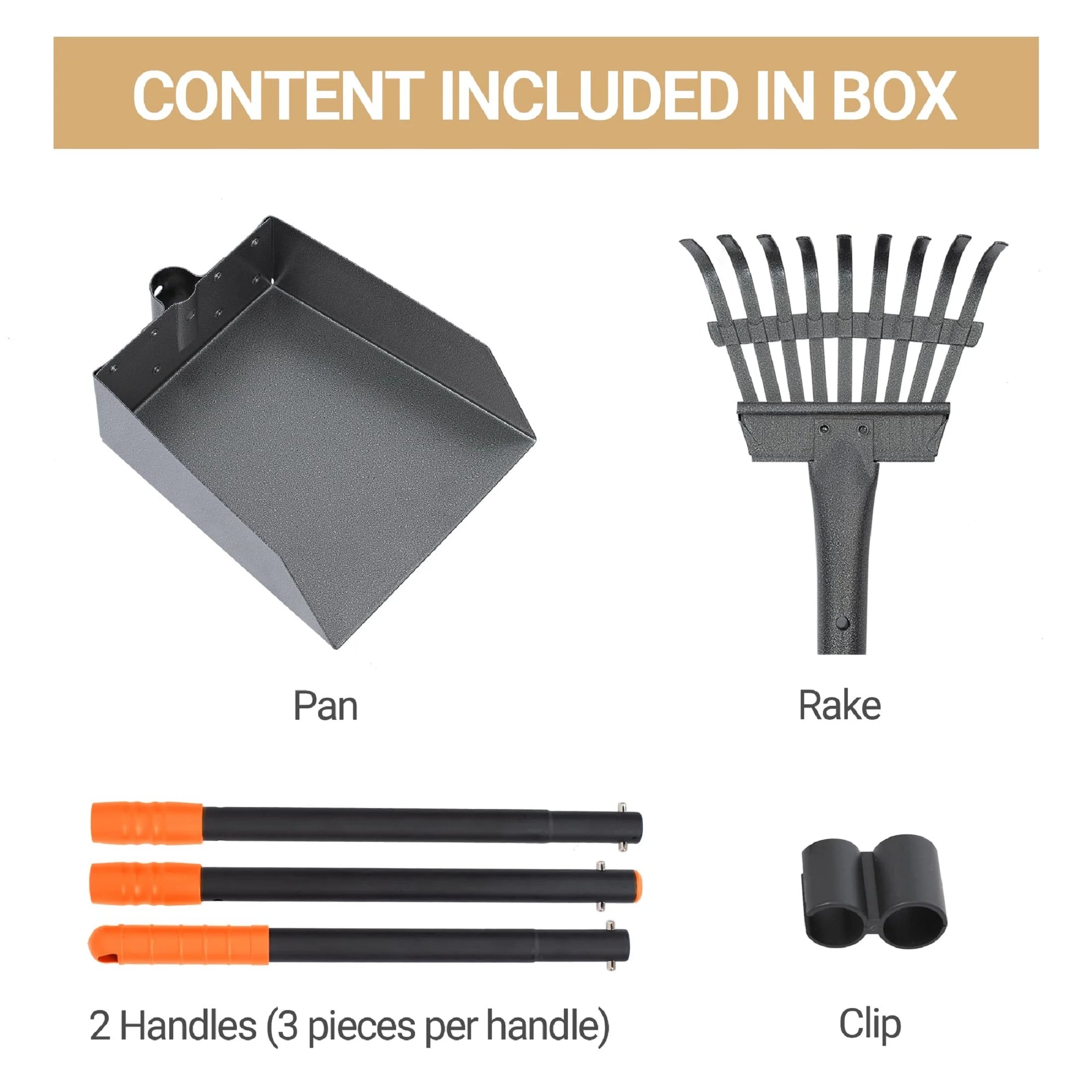 Long Handle Dog Pooper Scooper Set