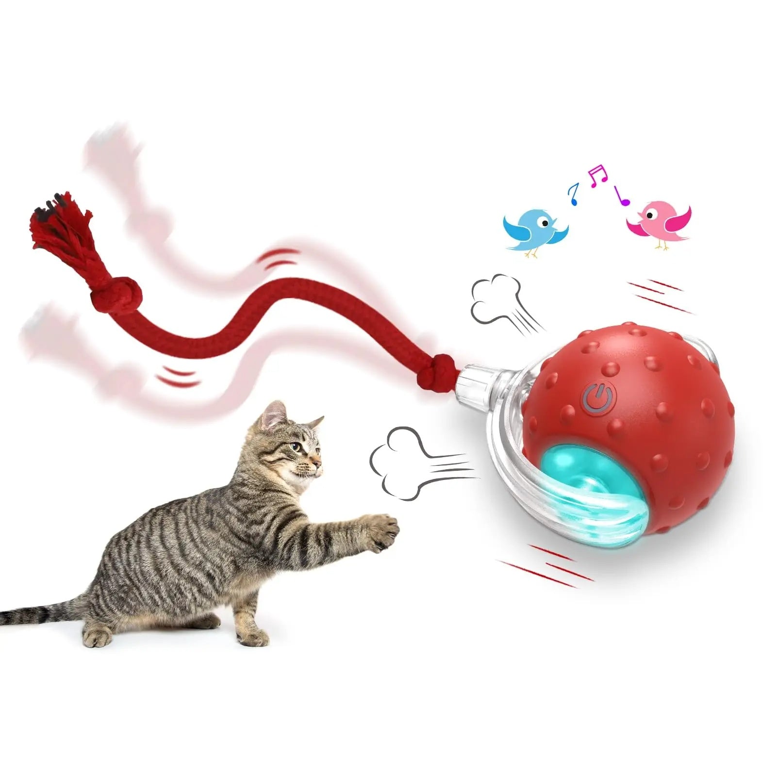 Smart Magic Tail Cat Toy Ball