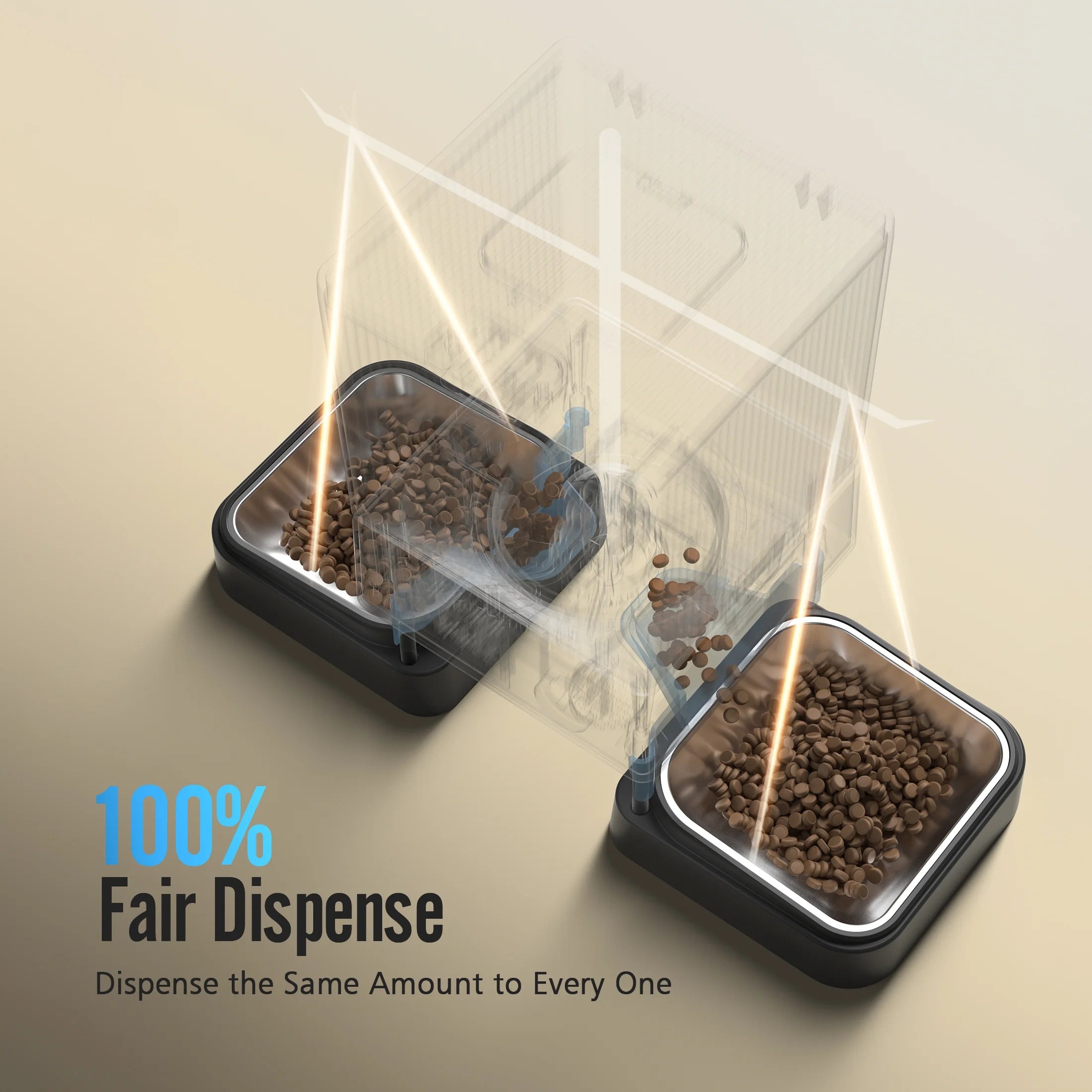 Smart Automatic Cat Feeder with Wi-Fi App Control – 5L Dual Bowl Pet Food Dispenser