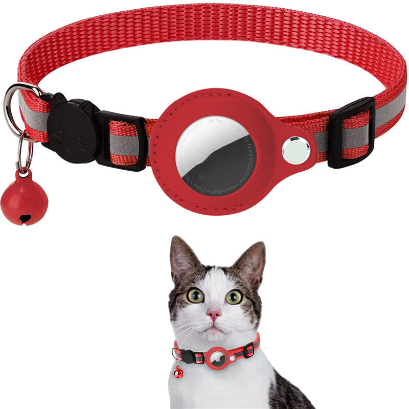 Reflective Waterproof AirTag Collar Holder for Dogs & Cats