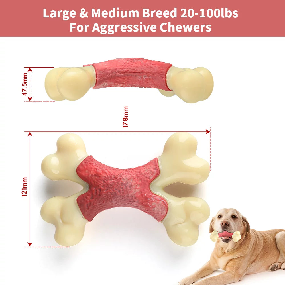 Bacon Flavor Nylon Dog Chew Bone –  for Aggressive Chewers