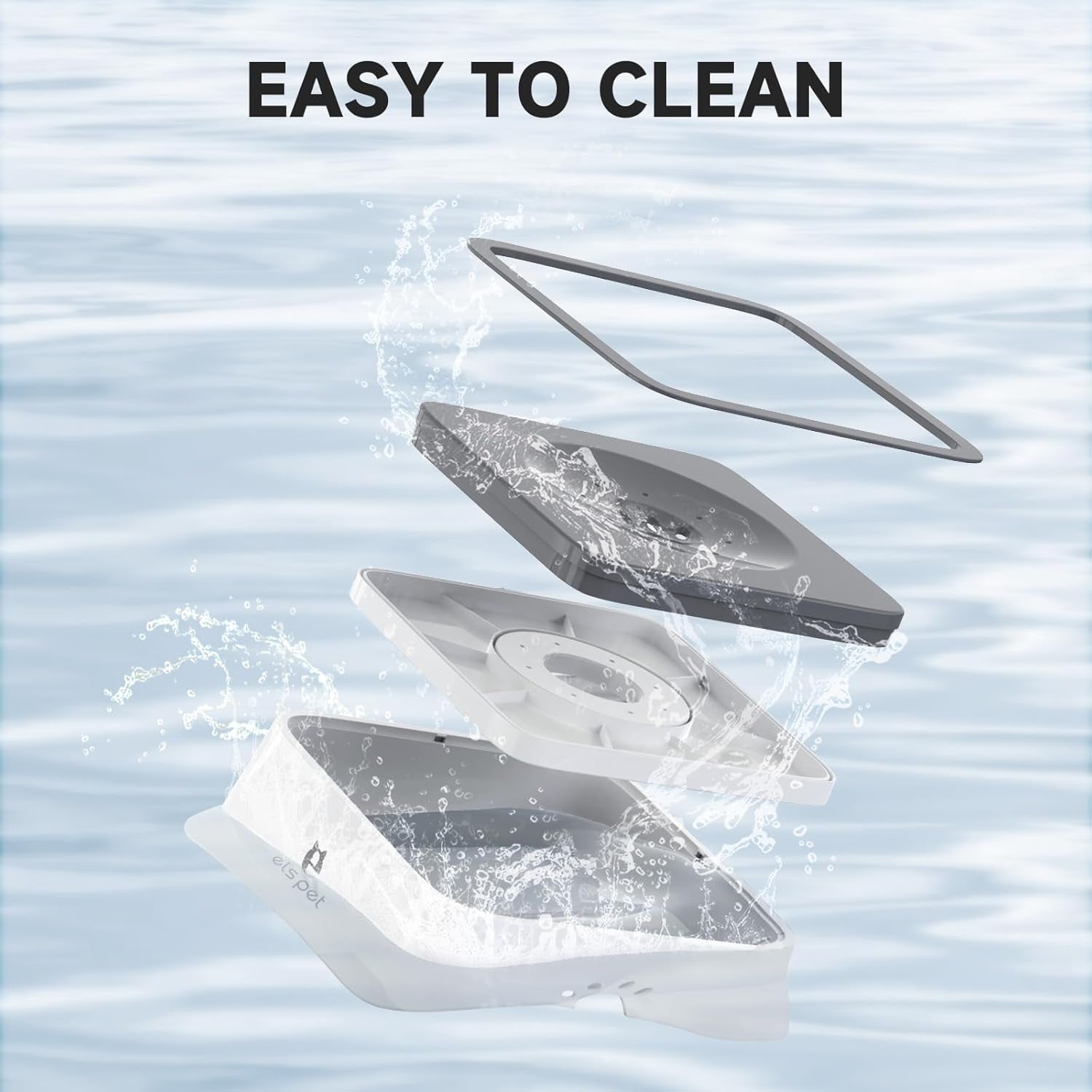 No-Spill Slow Water Feeder Bowl 