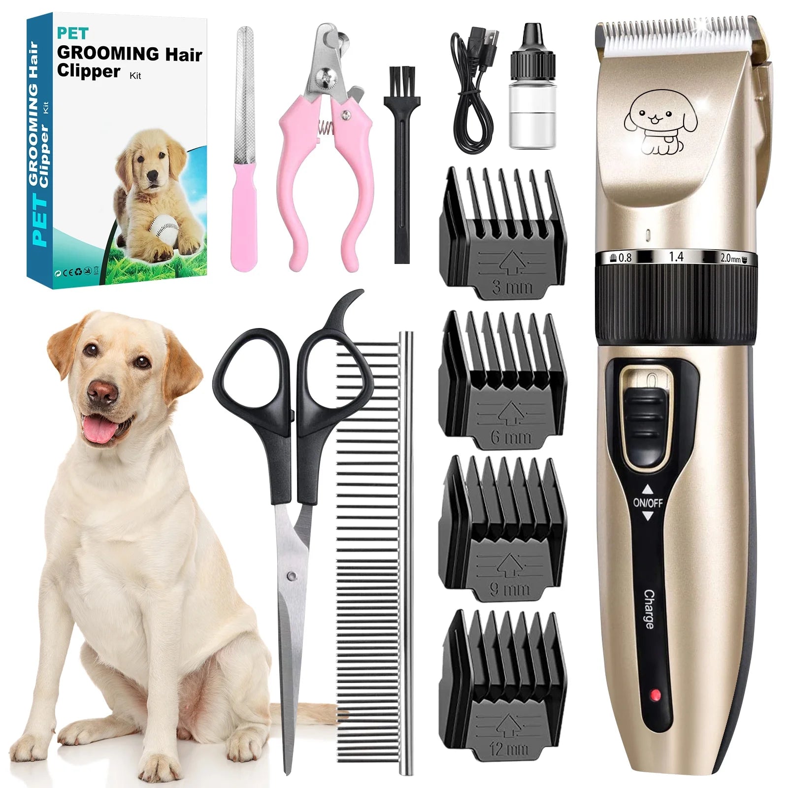 Cordless Dog Grooming Kit 