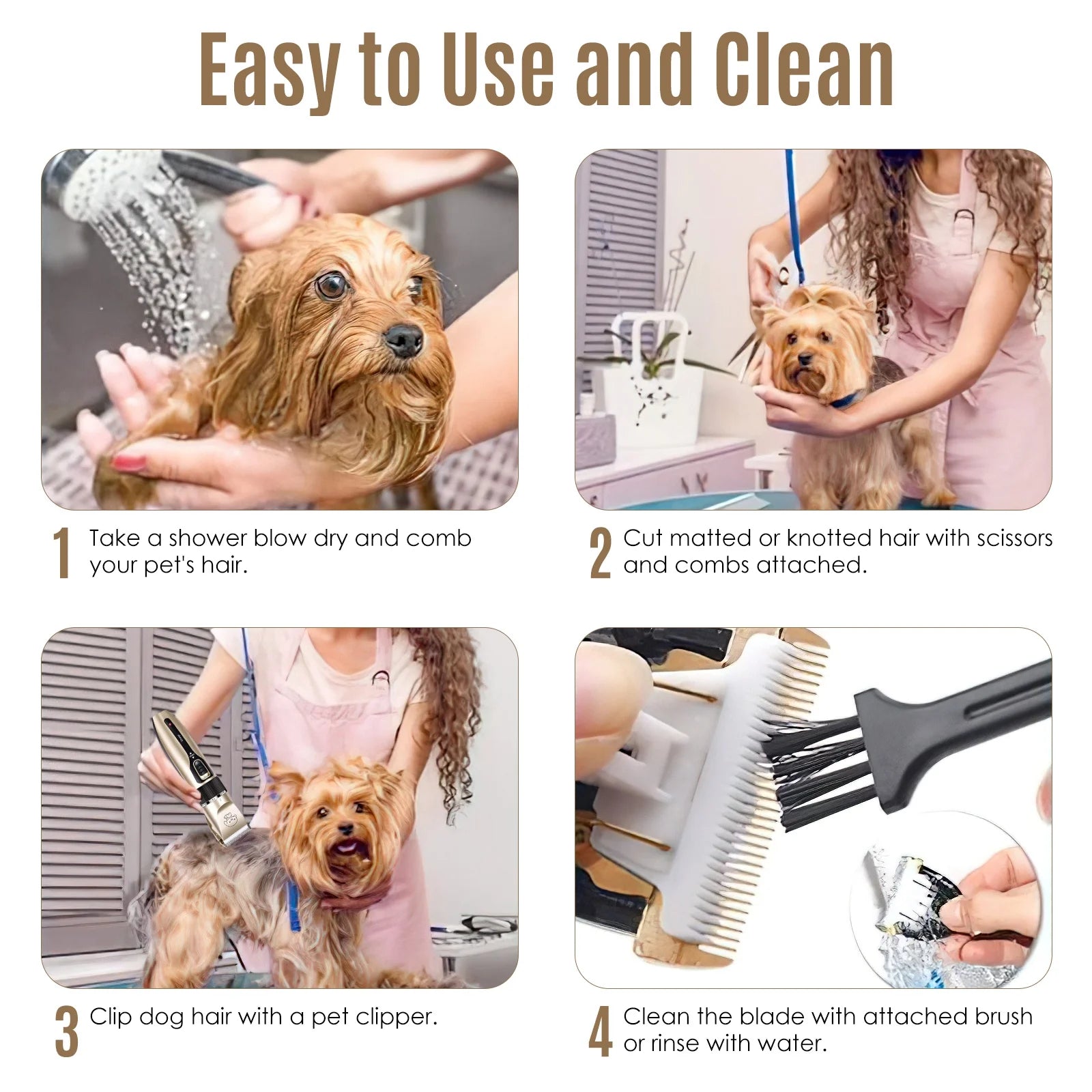 Cordless Dog Grooming Kit 