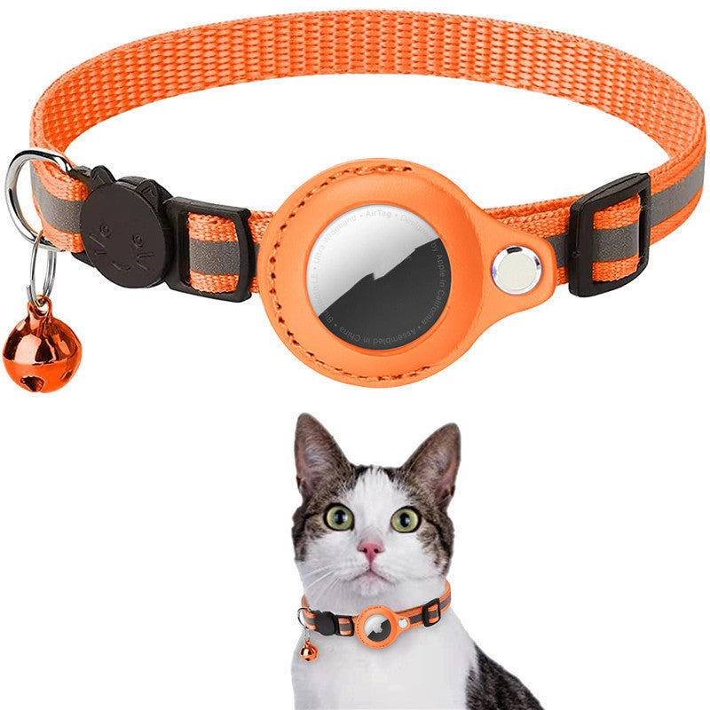 Reflective Waterproof AirTag Collar Holder for Dogs & Cats