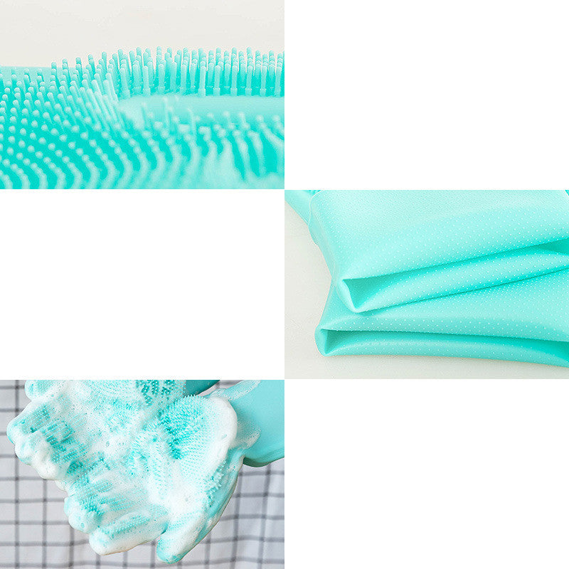 Silicone Dog Grooming Hair Comb Puppy Brush Glove Bath Cleaning Brushes Small Dog Cat Massage Pet Grooming Gloves