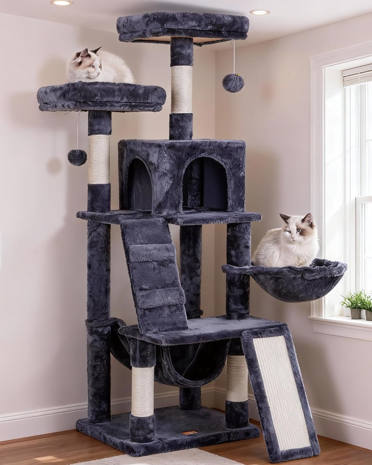 Multi-Level Cat Tree Tower – The Ultimate Playground for Indoor Cats