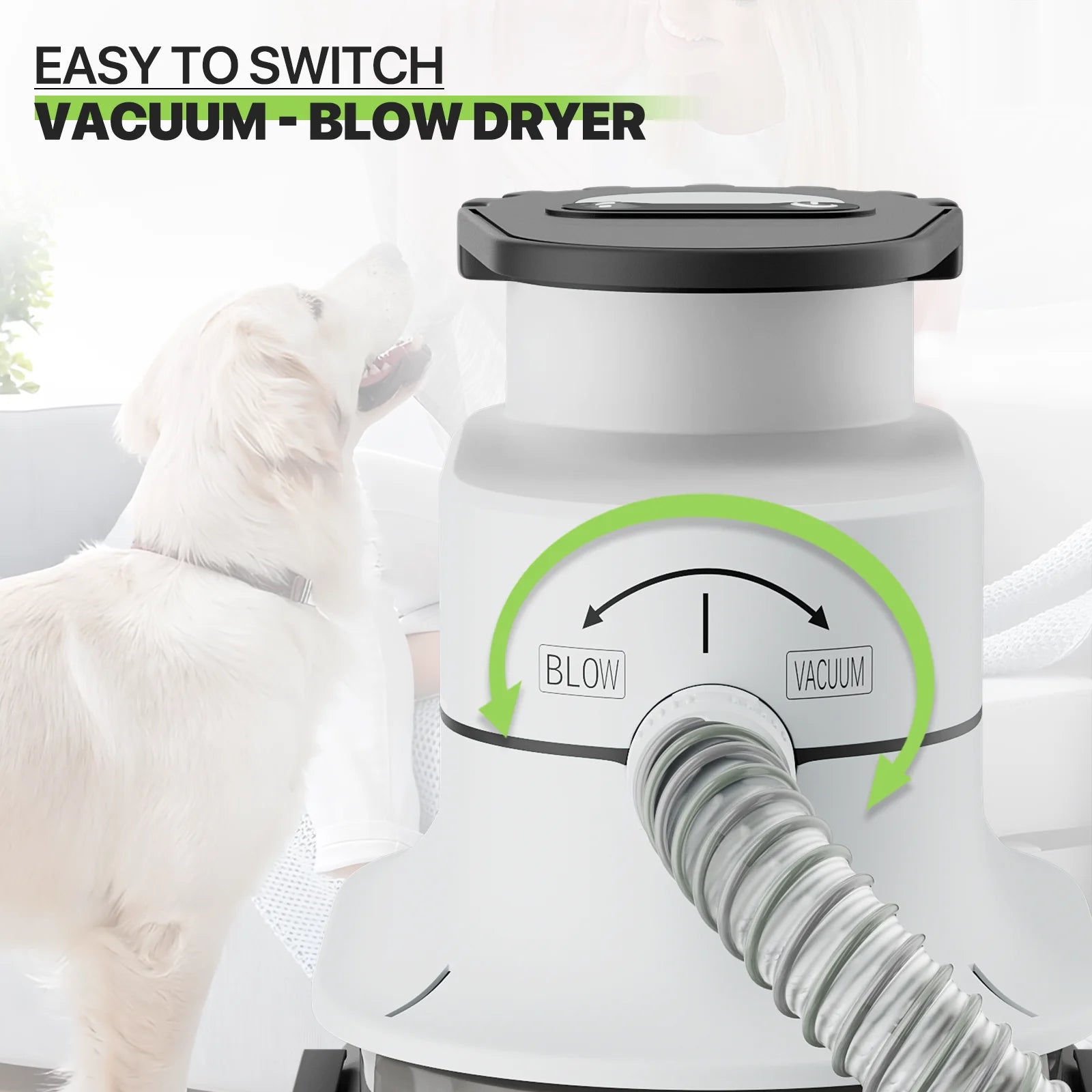 6-in-1 Pet Grooming Vacuum Kit – Professional Dog & Cat Grooming System