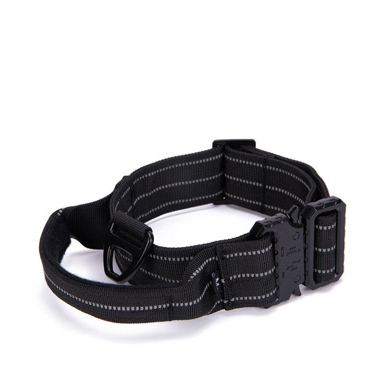 Quick Release Night Reflective Dog Collar – Safe Walking Collar
