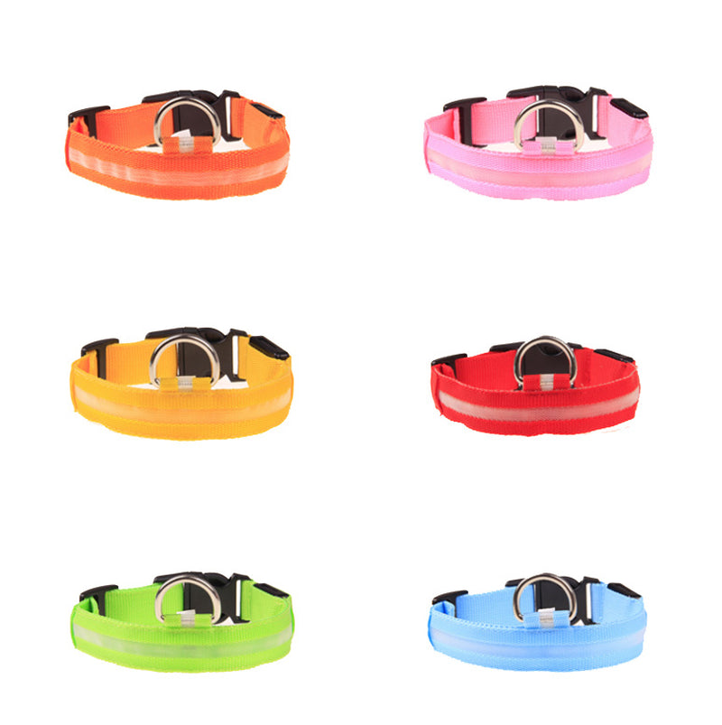 LED Luminous Pet Dog Collar – Night Safety Collar