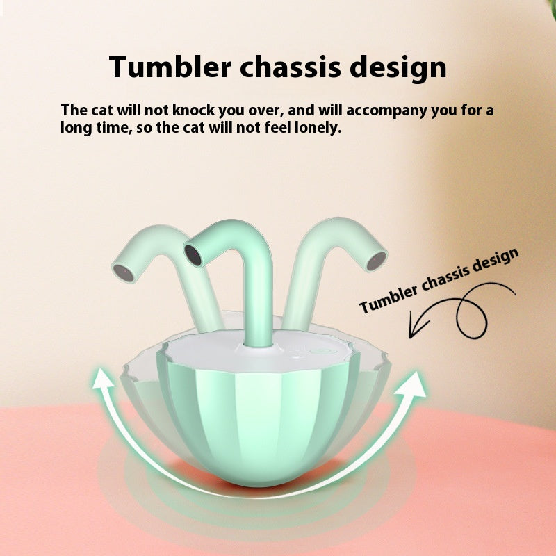 Tea Tumbler Laser Cat Toy – Interactive Fun for Indoor Cats