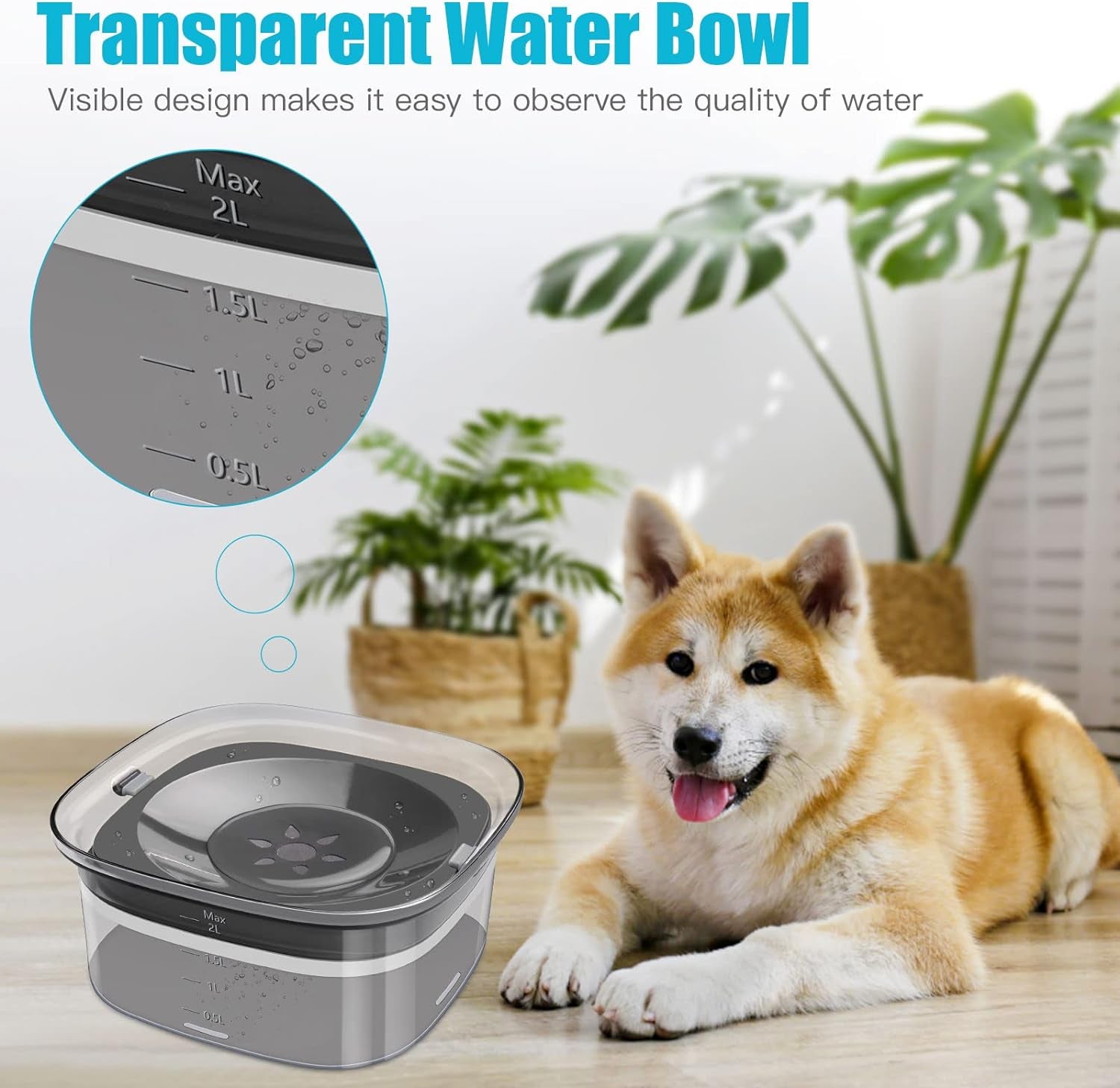 No-Spill Dog Water Bowl