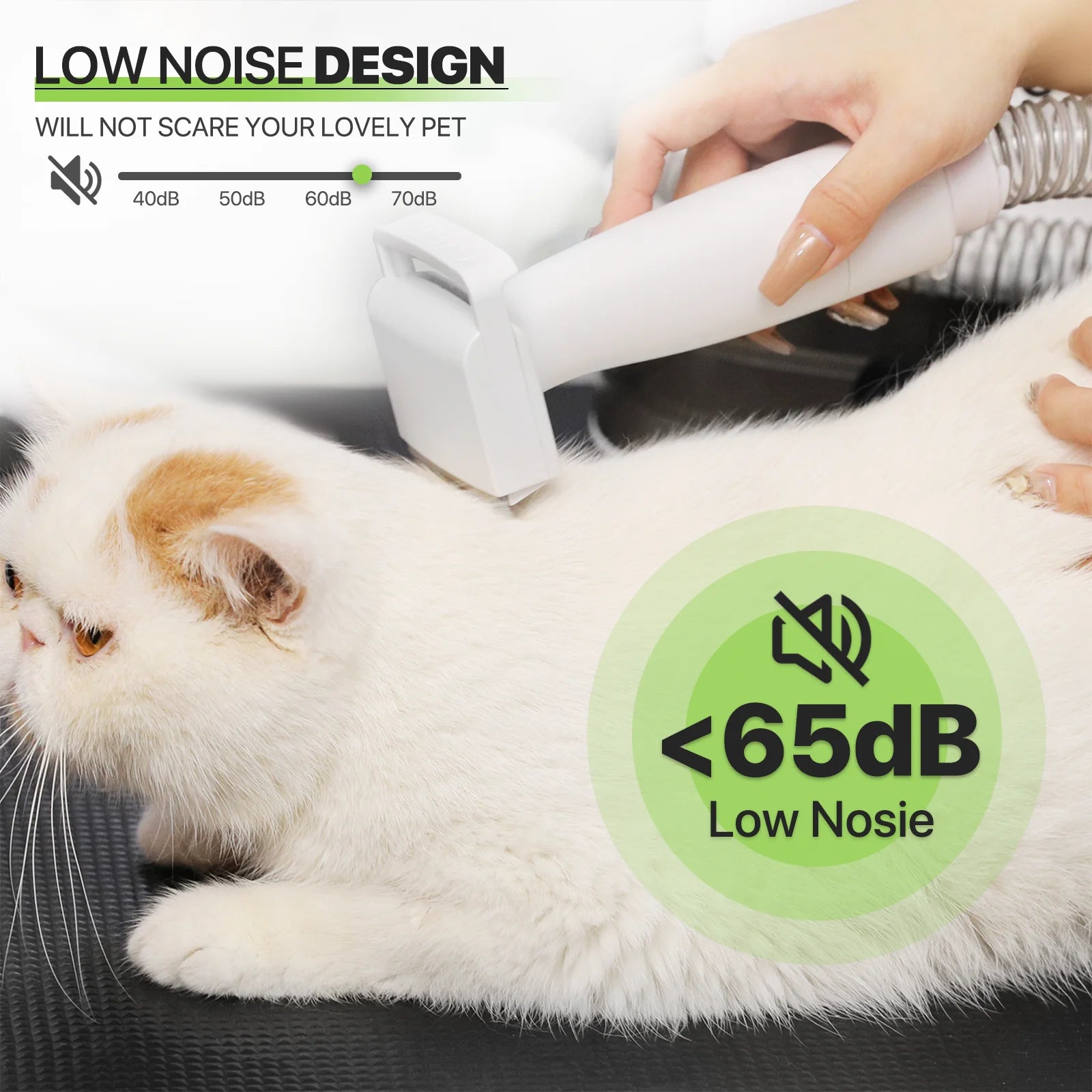 6-in-1 Pet Grooming Vacuum Kit – Professional Dog & Cat Grooming System