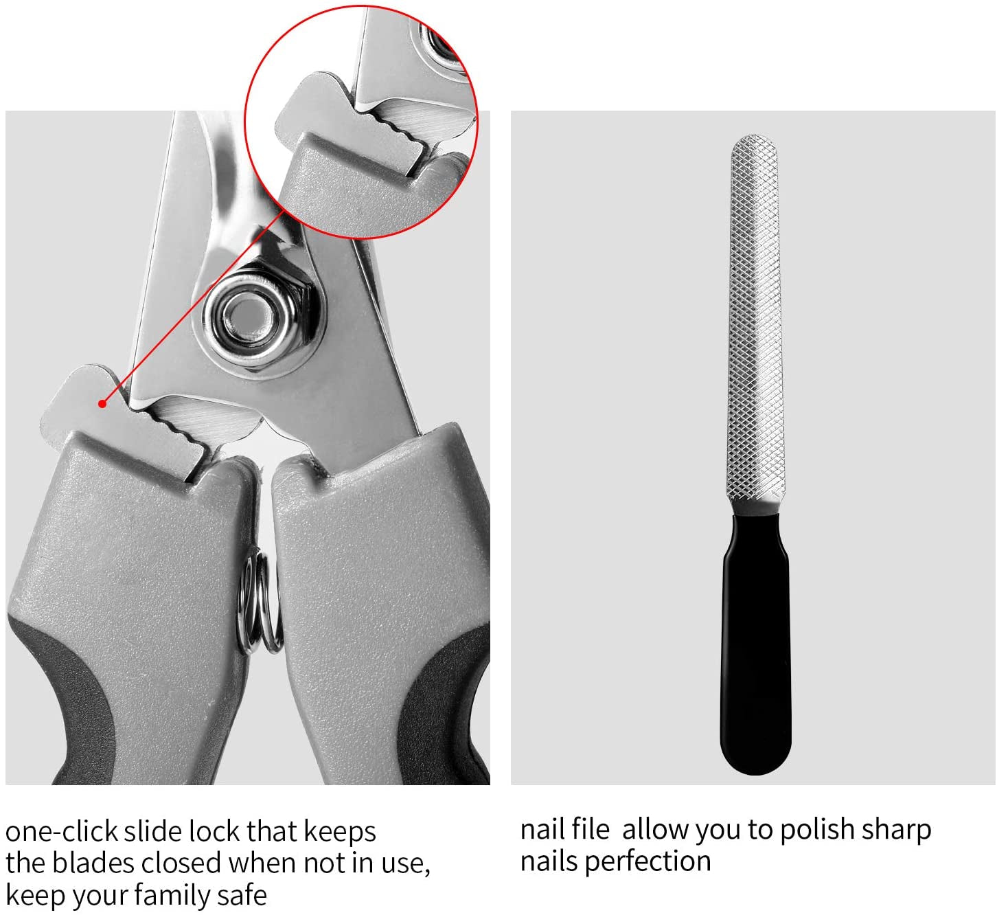 Professional Dog Nail Clippers with Nail File