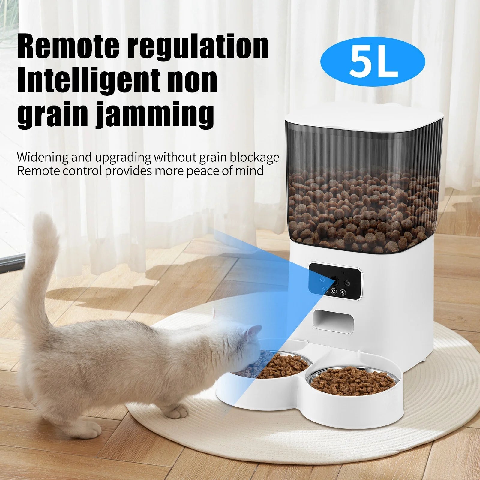 Smart Automatic pet Feeder with Camera 