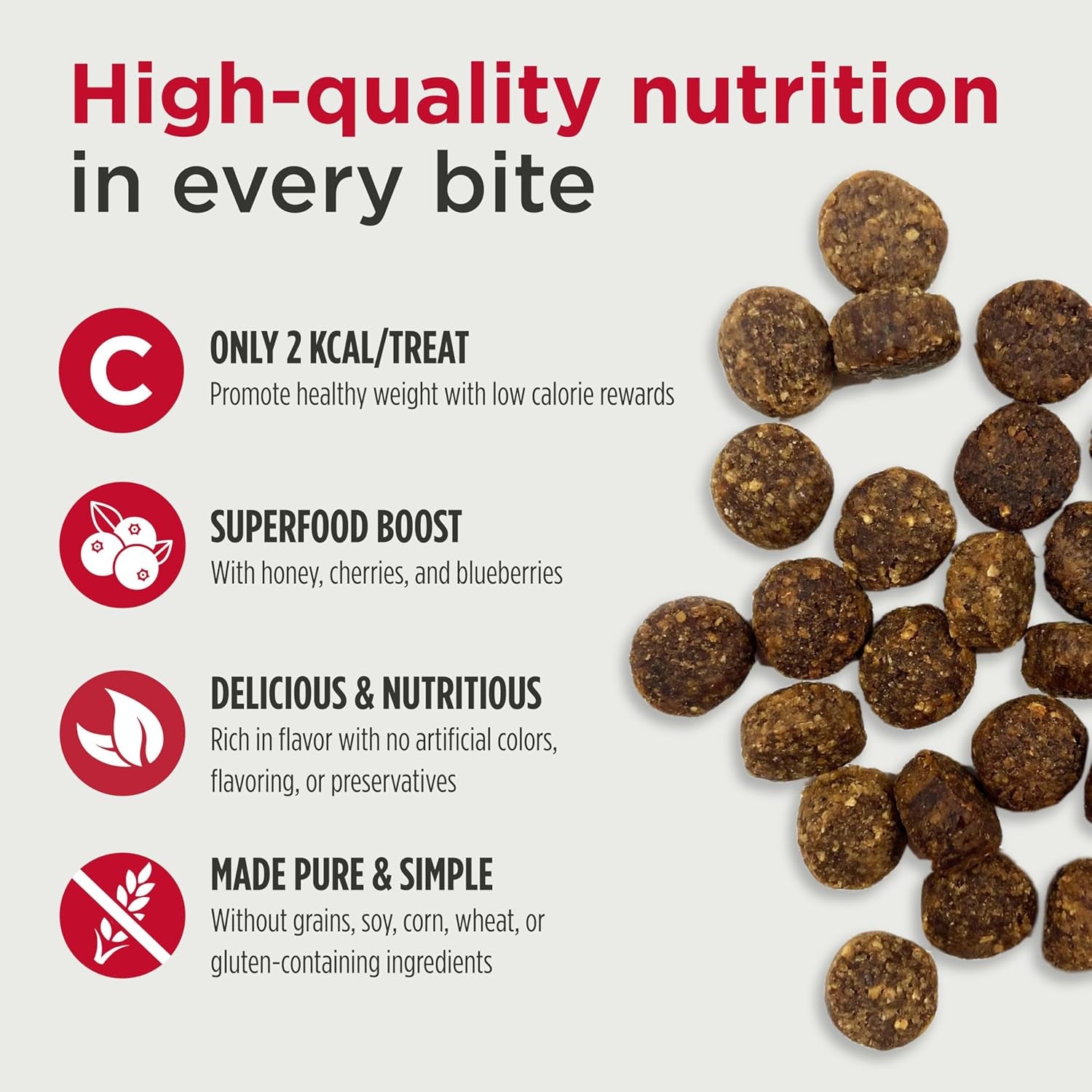 Grain-Free Duck Training Treats for Dogs & Puppies – Low-Calorie Healthy Rewards (4 oz Pouch)