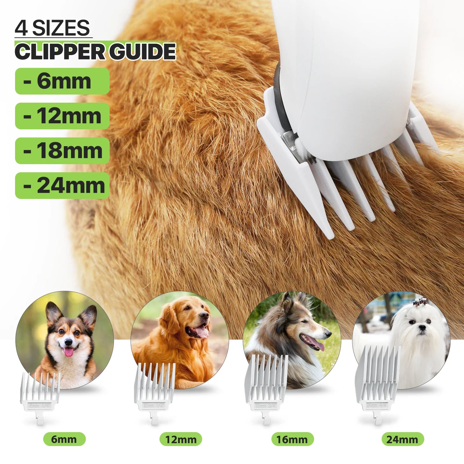6-in-1 Pet Grooming Vacuum Kit – Professional Dog & Cat Grooming System