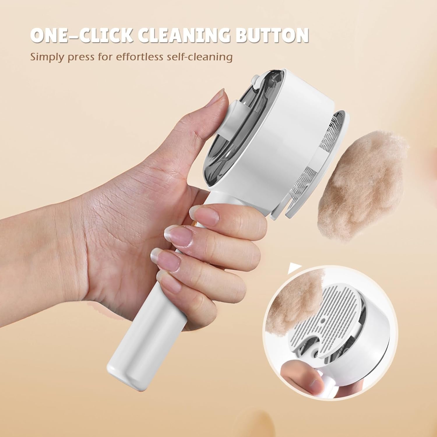 4-in-1 Pet Steam Brush for Cats & Dogs