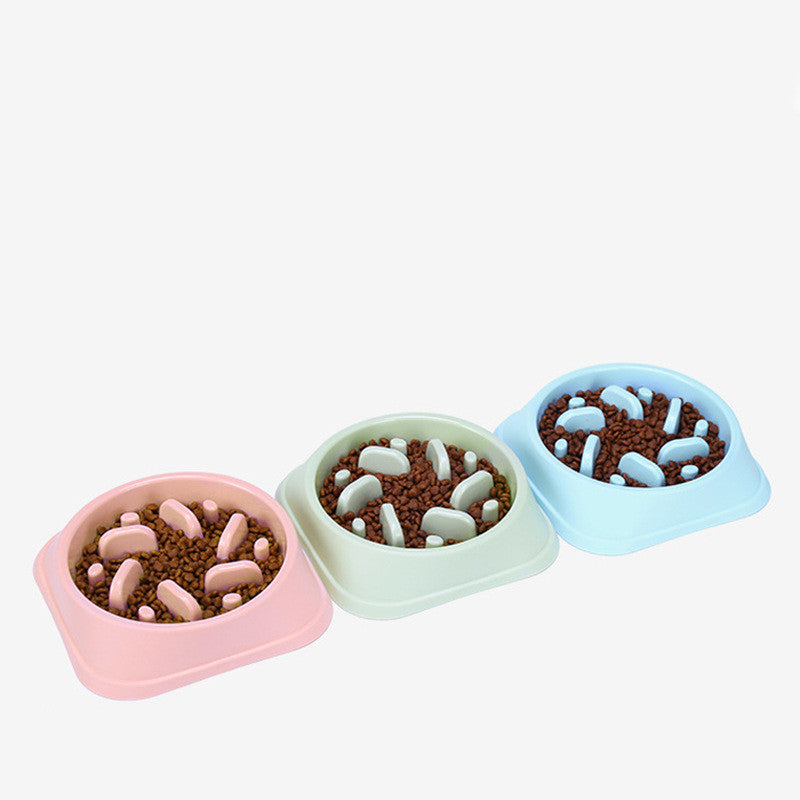 Slow anti-choke Pet Food & Water Bowl