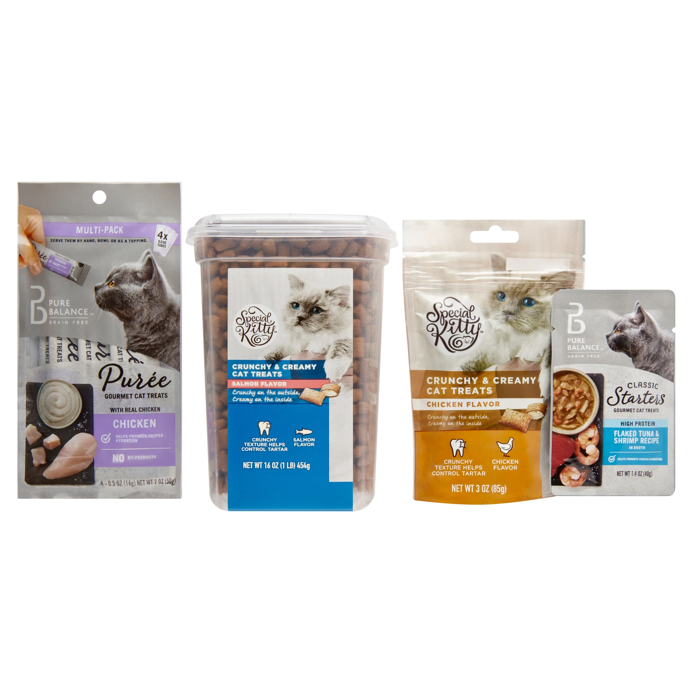 Crunchy & Creamy Salmon Cat Treats – Delicious Dual-Texture Snack (16 oz)