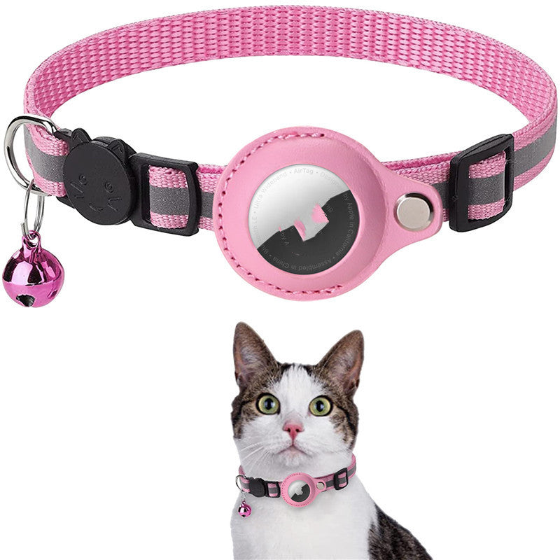 Reflective Waterproof AirTag Collar Holder for Dogs & Cats
