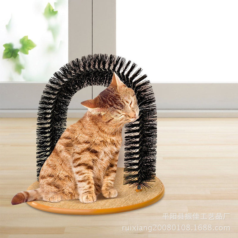 Multi-Function Cat Grooming & Play Brush