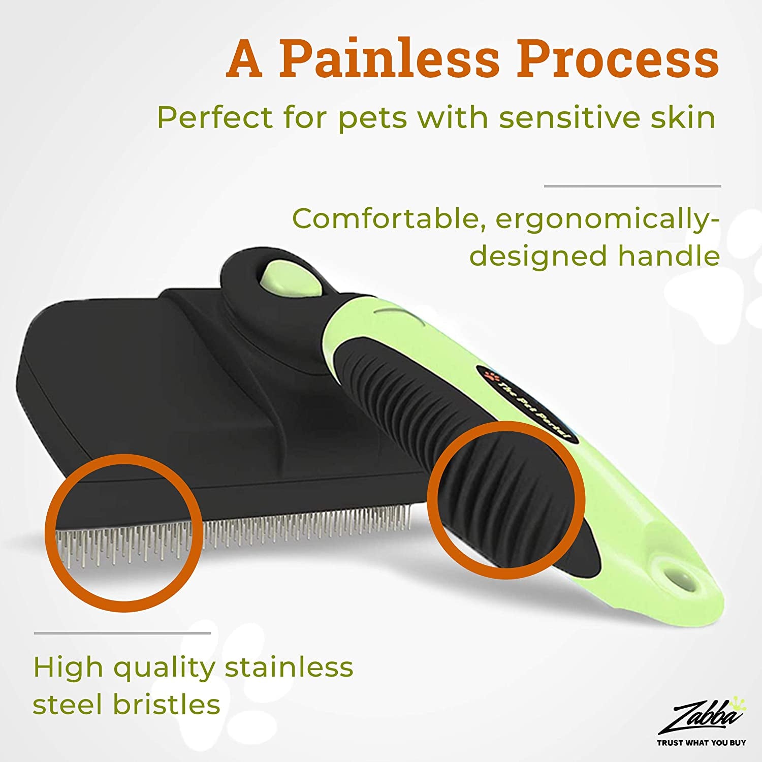  Deshedding Grooming brush for Medium & Large Pets