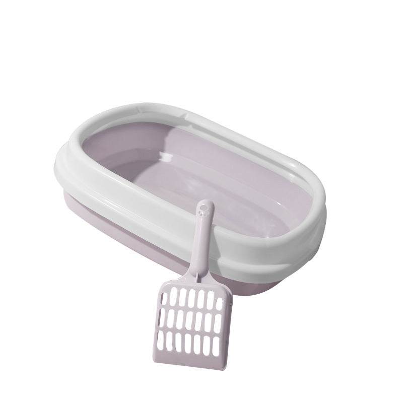 Pet Toilet Bedpan Training Plastic Sand Litter Box Cat Dog Tray with Scoop Cat Litter Box Anti-Splash Dog Clean Toilet