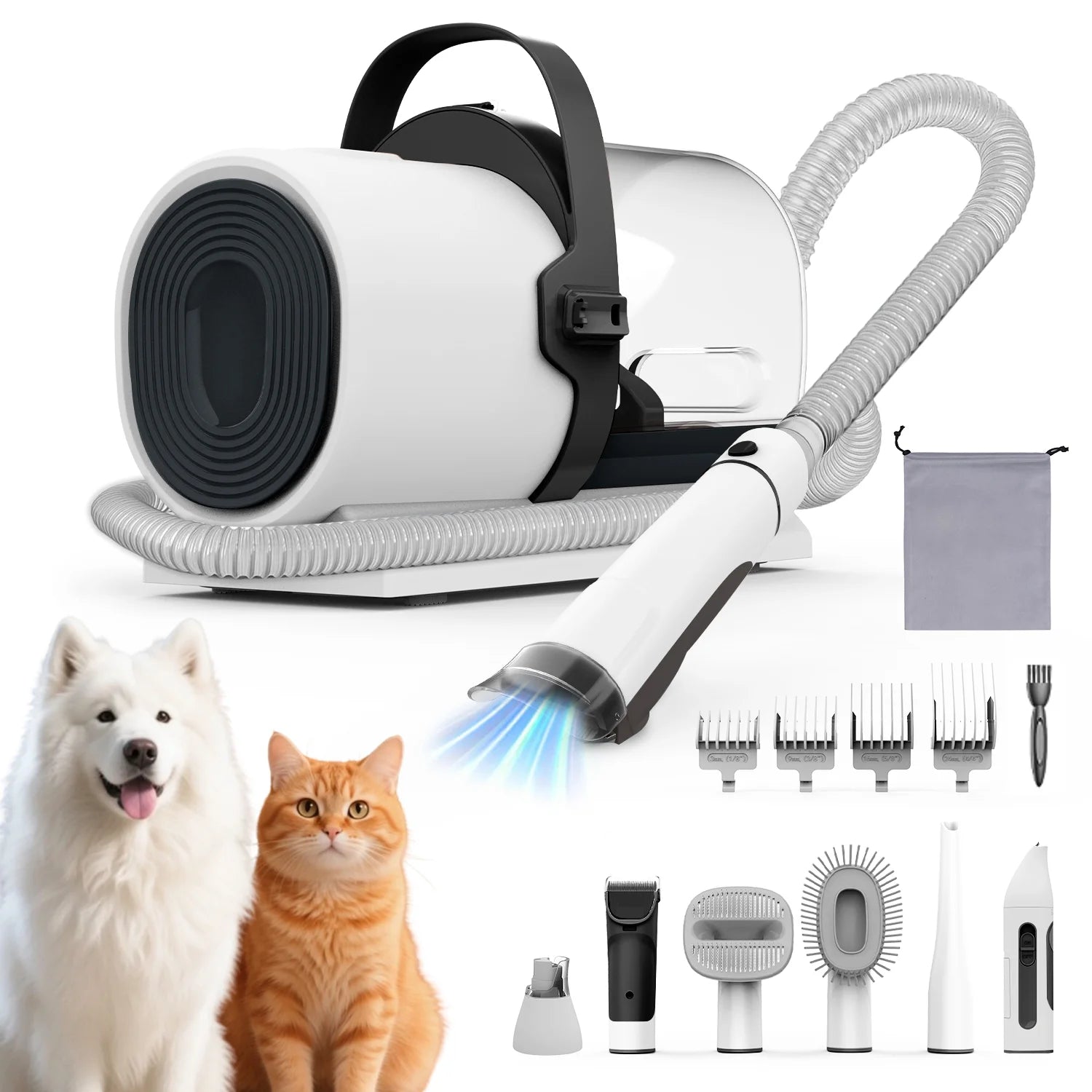 7-in-1 Dog Grooming Vacuum Kit 