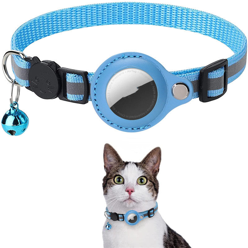 Reflective Waterproof AirTag Collar Holder for Dogs & Cats