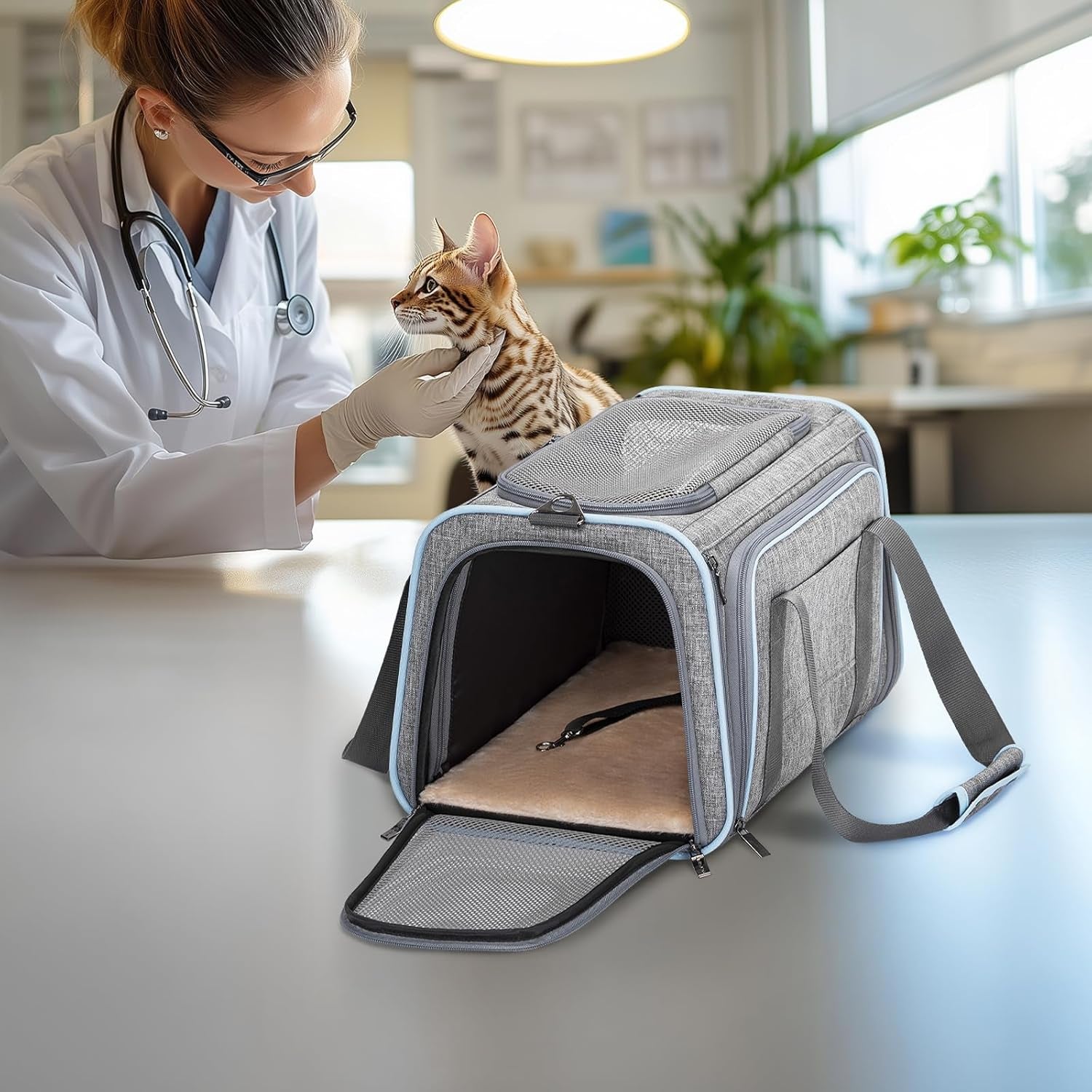 ✈️ Expandable Airline-Approved Pet Carrier 