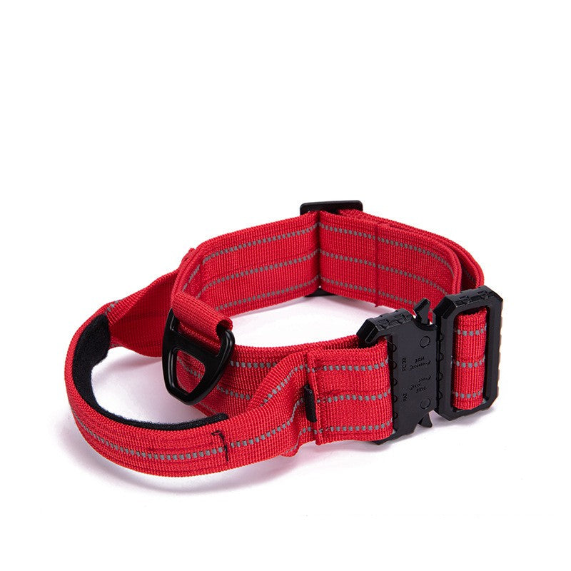 Quick Release Night Reflective Dog Collar – Safe Walking Collar