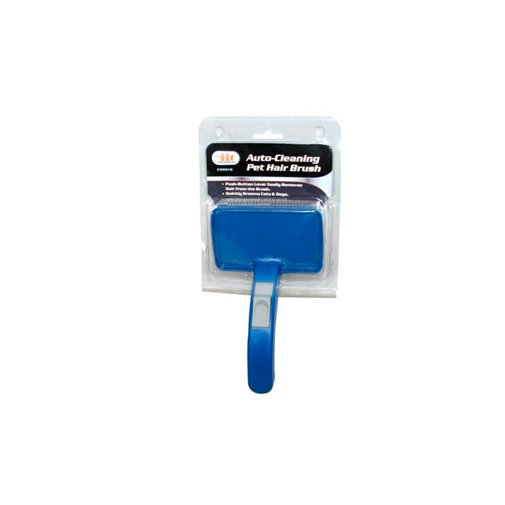 Self-Cleaning Slicker Brush – Grooming & Deshedding Tool for Dogs and Cats