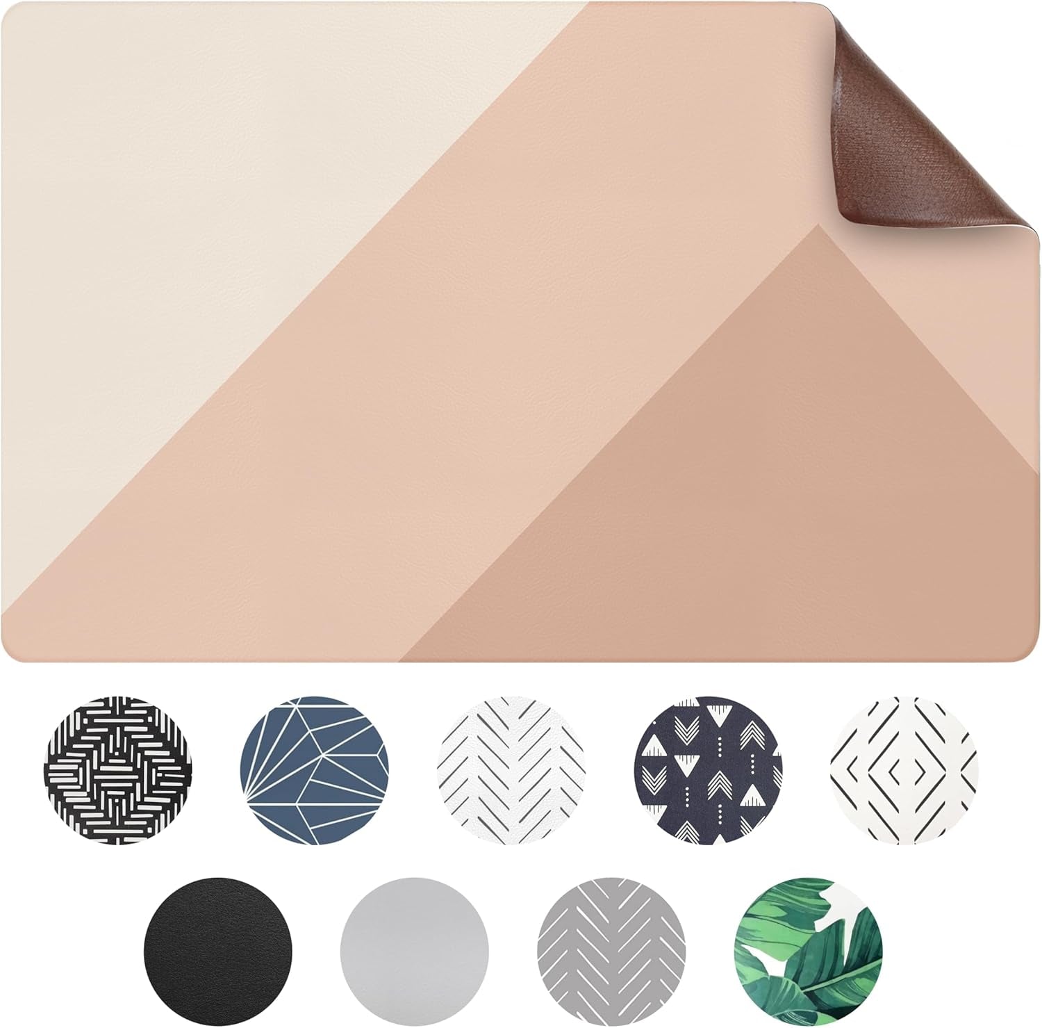 Large Waterproof Pet Feeding Mat – Non-Slip Dog & Cat Food Bowl Mat (Easy to Clean)