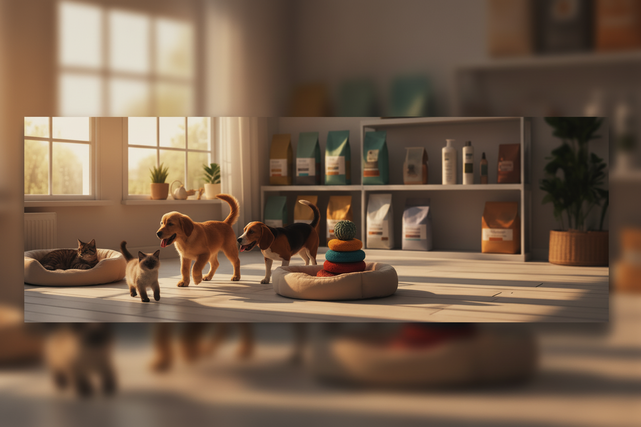 Darker pet store banner