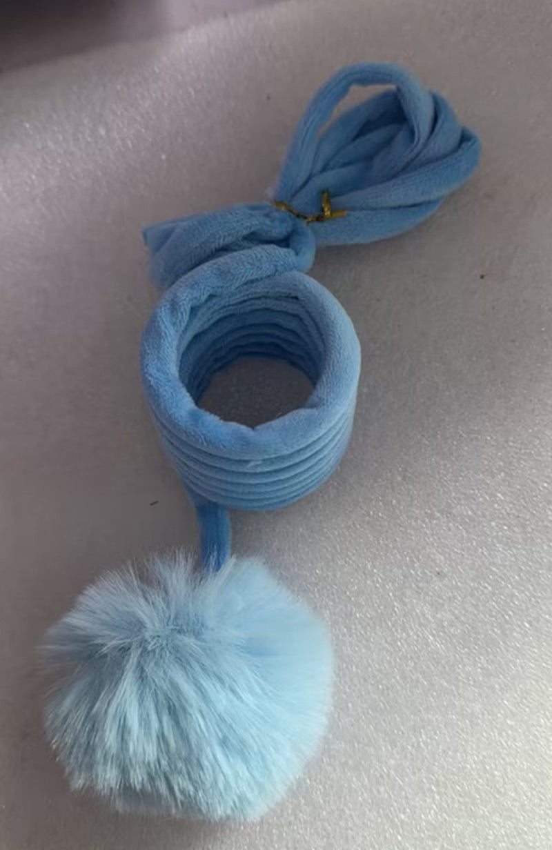 Interactive Plush Cat Spring Toy