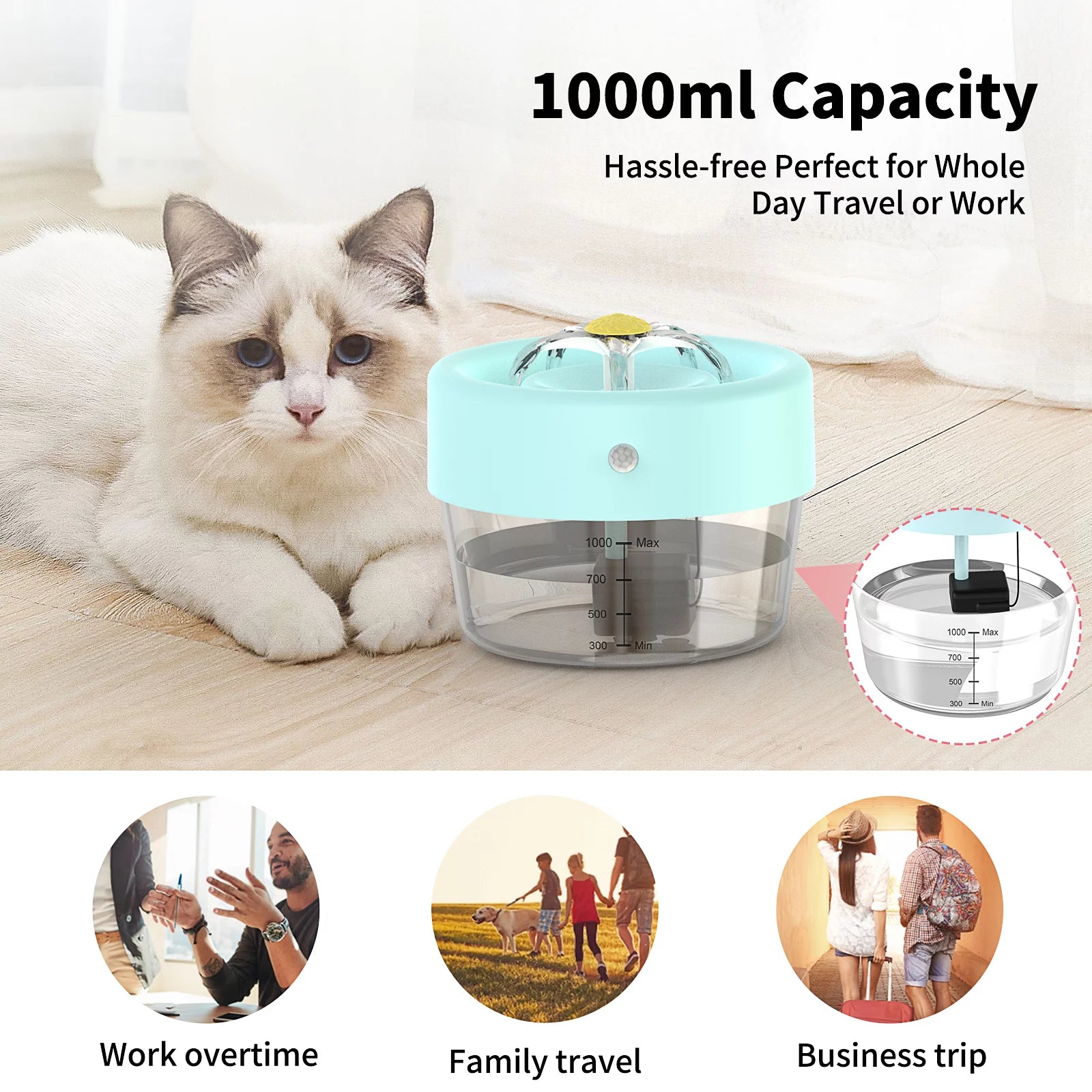 Automatic Cat Water Fountain 