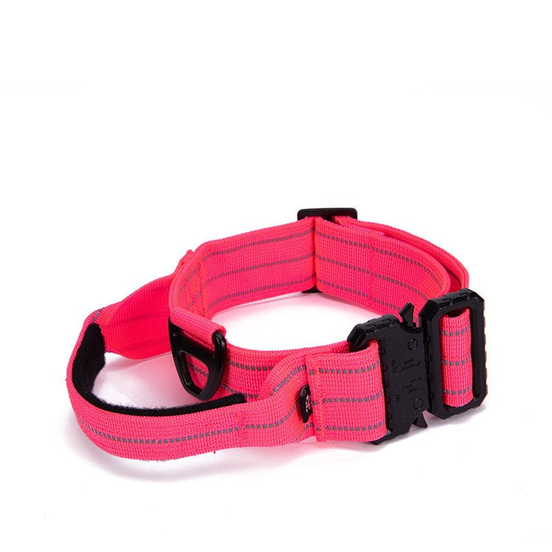 Quick Release Night Reflective Dog Collar – Safe Walking Collar