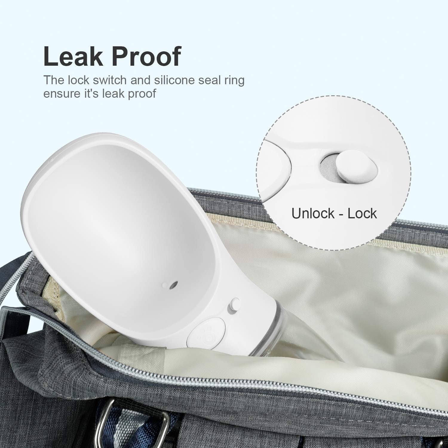 portable Dog Water Bottle – Leak-Proof Travel Water Dispenser