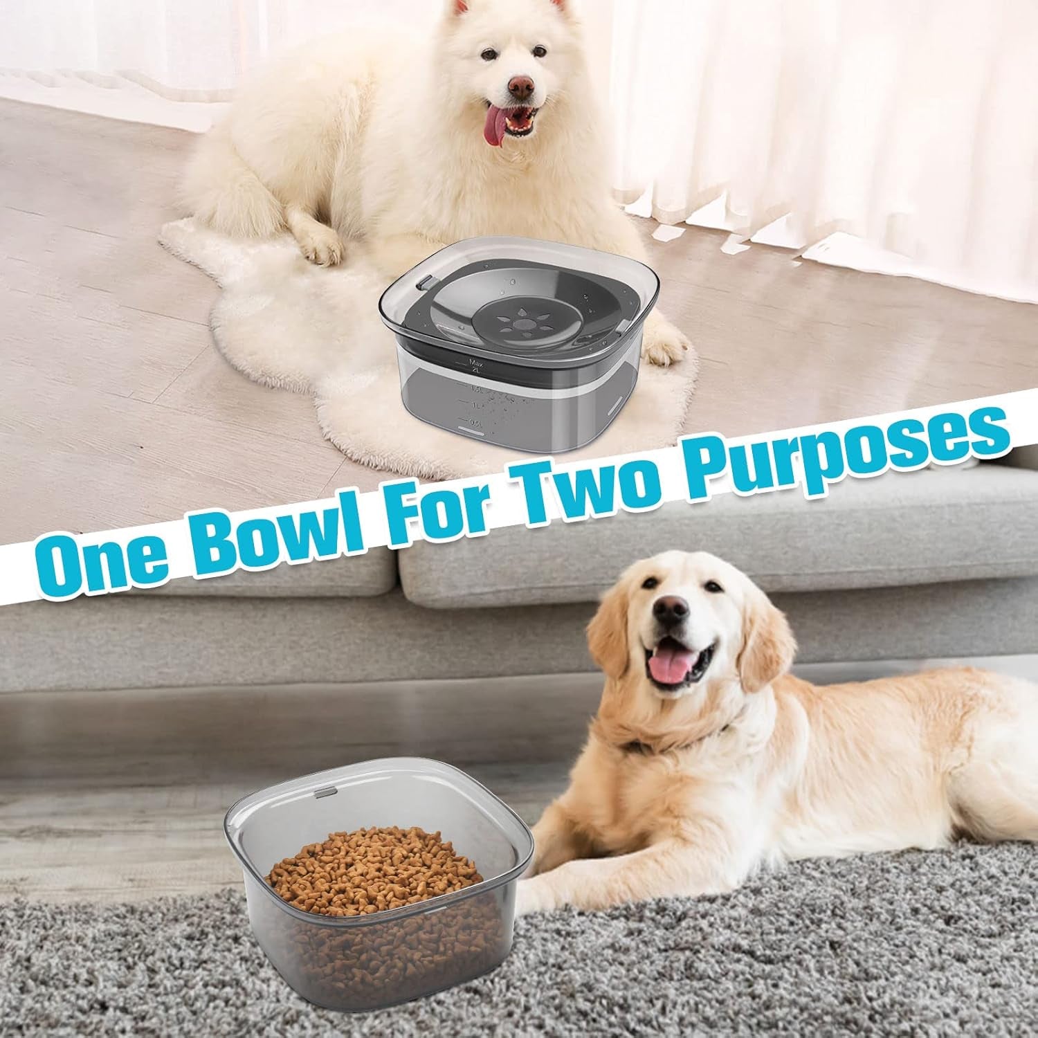 No-Spill Dog Water Bowl