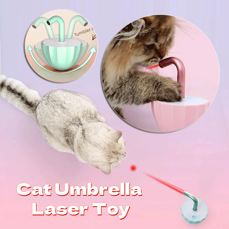 Tea Tumbler Laser Cat Toy – Interactive Fun for Indoor Cats